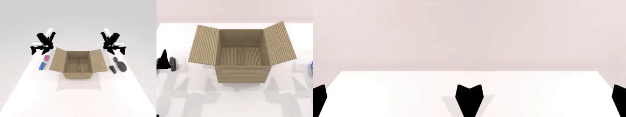 RoboTwin Packing Task Simulation